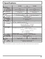 Предварительный просмотр 41 страницы Panasonic TH-37PG9U Operating Instructions Manual