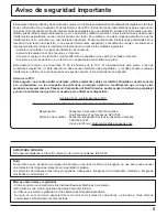 Preview for 5 page of Panasonic TH 37PH10UK - 37" Plasma Panel (Spanish) Manual De Instrucciones