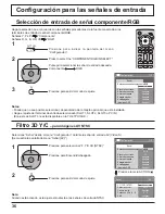 Preview for 36 page of Panasonic TH 37PH10UK - 37" Plasma Panel (Spanish) Manual De Instrucciones