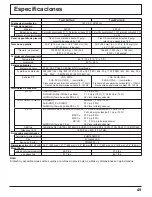 Предварительный просмотр 49 страницы Panasonic TH 37PH10UK - 37" Plasma Panel (Spanish) Manual De Instrucciones