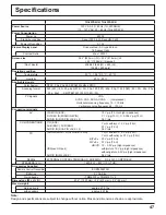 Preview for 47 page of Panasonic TH-37PH9UK Operating Instructions Manual