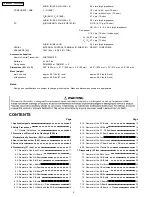 Предварительный просмотр 2 страницы Panasonic TH-37PH9UK Service Manual