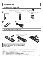 Предварительный просмотр 8 страницы Panasonic TH-37PHD8GK Operating Instructions Manual