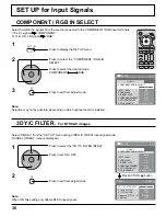 Предварительный просмотр 36 страницы Panasonic TH-37PHD8UK Operating Instructions Manual