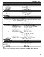 Предварительный просмотр 47 страницы Panasonic TH-37PHD8UK Operating Instructions Manual