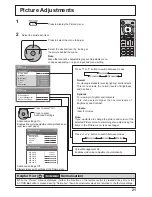 Предварительный просмотр 21 страницы Panasonic TH-37PR10B Operating Instructions Manual