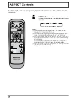 Предварительный просмотр 20 страницы Panasonic TH-37PW4 Operating Instructions Manual