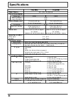 Предварительный просмотр 34 страницы Panasonic TH-37PW4 Operating Instructions Manual