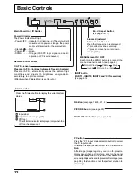 Предварительный просмотр 12 страницы Panasonic TH-37PW7BX Operating Instructions Manual