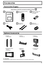 Предварительный просмотр 7 страницы Panasonic TH-37PWD4RZ Operating Instructions Manual