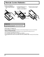 Предварительный просмотр 8 страницы Panasonic TH-37PWD5 Operating Instructions Manual