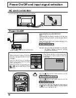 Предварительный просмотр 14 страницы Panasonic TH-37PWD5 Operating Instructions Manual