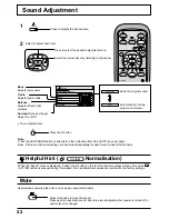 Предварительный просмотр 22 страницы Panasonic TH-37PWD5 Operating Instructions Manual