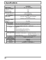 Предварительный просмотр 42 страницы Panasonic TH-37PWD5 Operating Instructions Manual