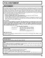 Preview for 5 page of Panasonic TH-37PWD5UZ Operating Instructions Manual