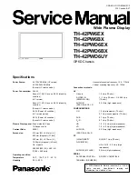 Preview for 68 page of Panasonic TH-37PWD6UY Service Manual