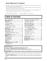 Preview for 2 page of Panasonic TH-37PWD7B Operating Instructions Manual