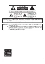 Предварительный просмотр 2 страницы Panasonic TH-37PWD8GK Operating Instructions Manual