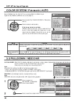 Предварительный просмотр 36 страницы Panasonic TH-37PWD8GK Operating Instructions Manual