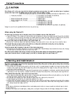 Preview for 8 page of Panasonic TH-37PX25 Operating Instructions Manual