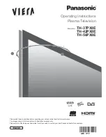 Preview for 1 page of Panasonic TH-37PX8E Operating Instructions Manual