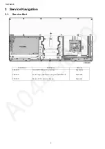 Предварительный просмотр 6 страницы Panasonic TH-40A400S Service Manual