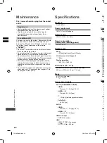 Preview for 22 page of Panasonic TH-40G400H Operating Instructions Manual