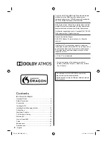 Preview for 2 page of Panasonic TH-40GX700Z Operating Instructions Manual