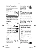 Preview for 4 page of Panasonic TH-40GX700Z Operating Instructions Manual