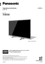 Panasonic TH-40HX700H Operating Instructions Manual предпросмотр