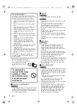 Предварительный просмотр 6 страницы Panasonic TH-40JX700Z Operating Instructions Manual