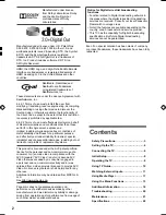 Предварительный просмотр 2 страницы Panasonic TH-42A410H Operating Instructions Manual