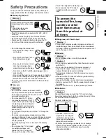 Предварительный просмотр 3 страницы Panasonic TH-42A410H Operating Instructions Manual