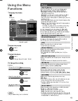 Предварительный просмотр 13 страницы Panasonic TH-42A410H Operating Instructions Manual