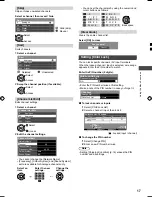 Предварительный просмотр 17 страницы Panasonic TH-42A410H Operating Instructions Manual