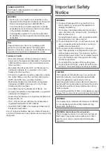 Preview for 7 page of Panasonic TH-42AF1U Operating Instructions Manual