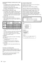 Preview for 14 page of Panasonic TH-42AF1U Operating Instructions Manual