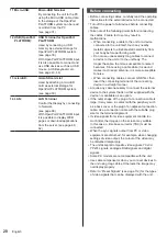 Preview for 20 page of Panasonic TH-42AF1U Operating Instructions Manual