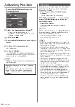 Preview for 68 page of Panasonic TH-42AF1U Operating Instructions Manual