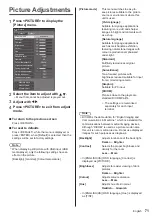 Preview for 71 page of Panasonic TH-42AF1U Operating Instructions Manual