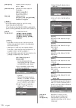 Preview for 72 page of Panasonic TH-42AF1U Operating Instructions Manual