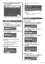 Preview for 75 page of Panasonic TH-42AF1U Operating Instructions Manual