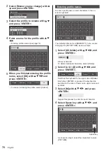 Preview for 76 page of Panasonic TH-42AF1U Operating Instructions Manual