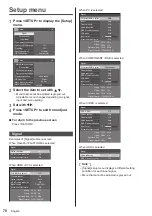 Preview for 78 page of Panasonic TH-42AF1U Operating Instructions Manual