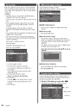 Preview for 86 page of Panasonic TH-42AF1U Operating Instructions Manual