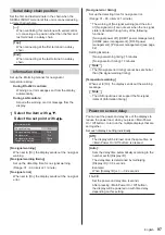 Preview for 97 page of Panasonic TH-42AF1U Operating Instructions Manual