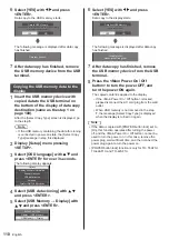 Preview for 110 page of Panasonic TH-42AF1U Operating Instructions Manual