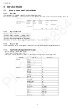 Preview for 8 page of Panasonic TH-42C400Z Service Manual