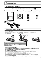 Предварительный просмотр 7 страницы Panasonic TH-42LF25ER Operating Instructions Manual