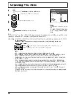 Предварительный просмотр 22 страницы Panasonic TH-42LF25ER Operating Instructions Manual